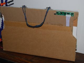 Cardboard Monitor Rear with Controls