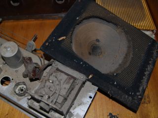 The speaker was full of crud. Note the state of the speaker grill!